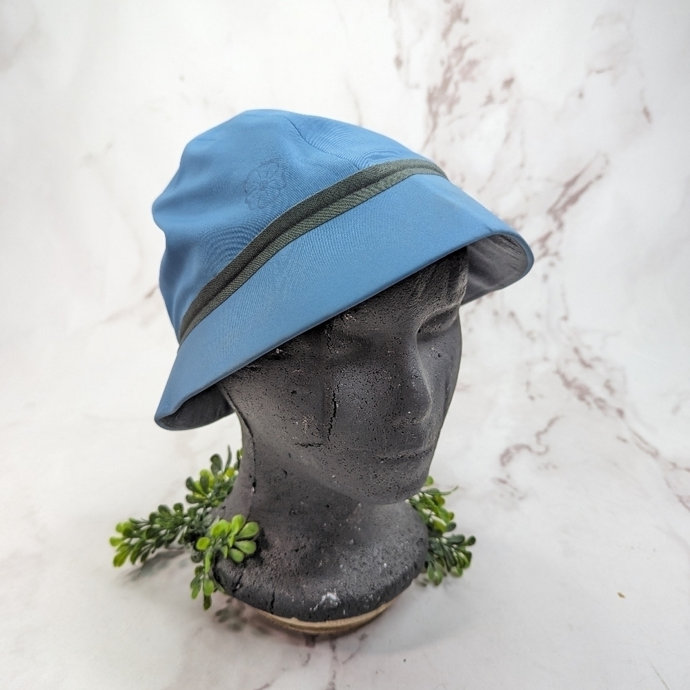 Mountain Hardwear Hat Blue Sun Womens Bucket Wide Brim Hiking Camp Nylon Rain